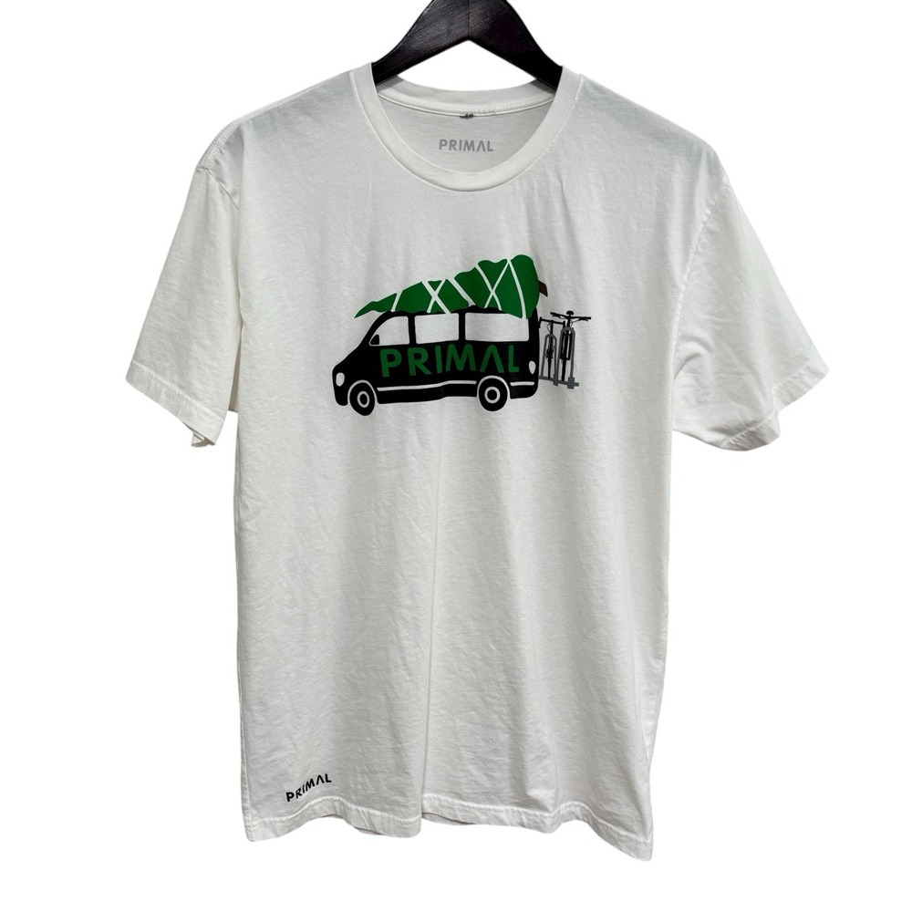 Primal Wear Men's Outdoor Camping Camper Graphic T Shirt Size Large 21 x 29.5